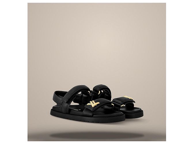 Louis Vuitton Sandali bassi comfort Sunset Black Nero - vista 2