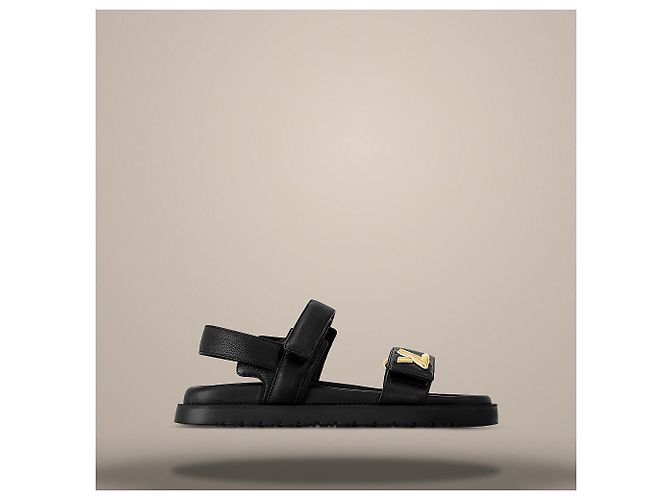 Louis Vuitton Sandali bassi comfort Sunset Black Nero - vista 3