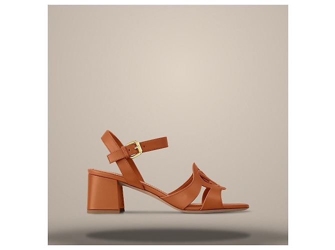 Louis Vuitton Sandali Isola Cognac Brown Marrone - vista 3