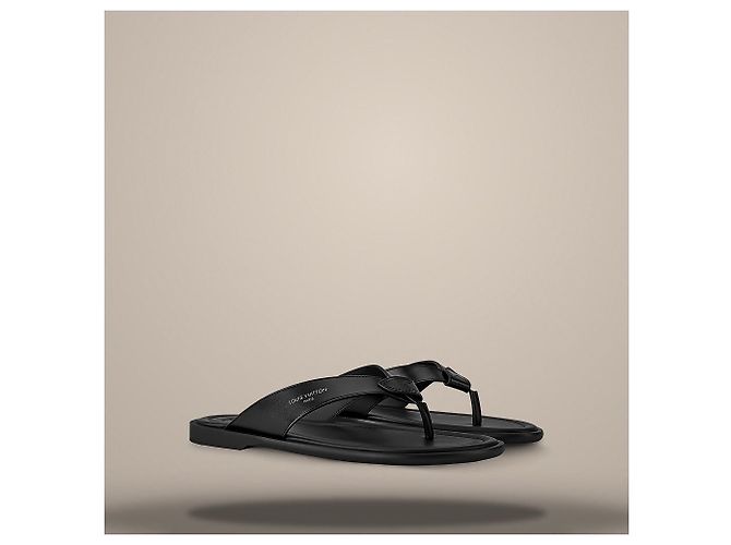 Louis Vuitton Sandali Sunset Thong Black Nero - vista 2