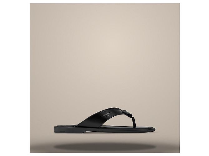 Louis Vuitton Sandali Sunset Thong Black Nero - vista 3