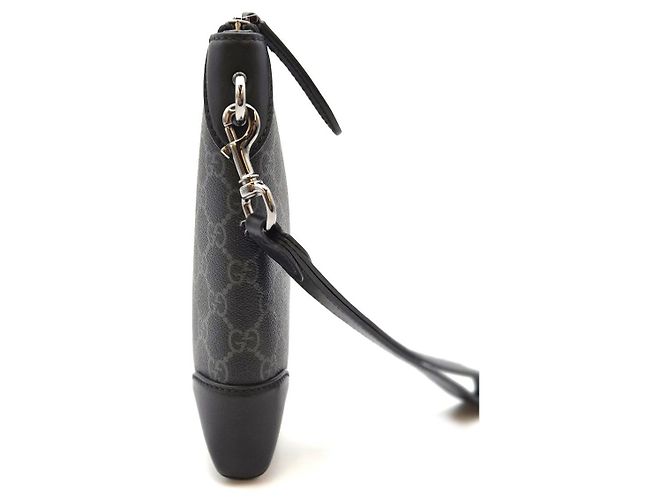Gucci Borsa Clutch con Zip Supreme Black Nero - vista 7