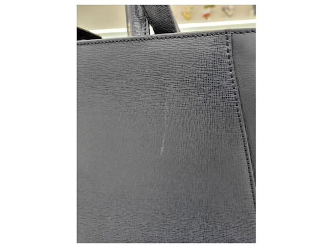 Fendi Borsa a spalla Tote Medium Navy Blu - vista 21