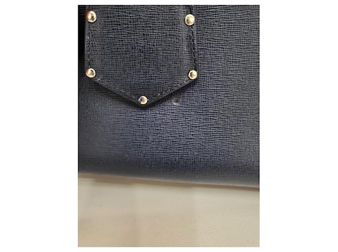 Fendi Borsa a spalla Tote Medium Navy Blu - vista 22
