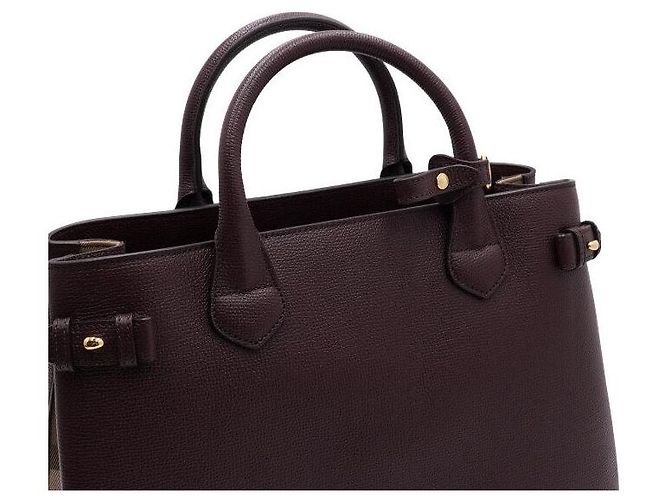 Burberry Bolso Tote y Bolso de Hombro House Check Derby Banner Medium - vista 9