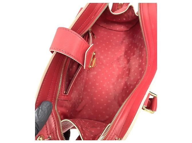 Louis Vuitton Borsa Tote Red PM Repanoo Rosso - vista 11