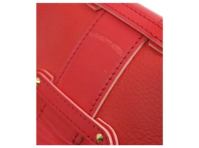 Louis Vuitton Borsa Tote Red PM Repanoo Rosso - vista 5