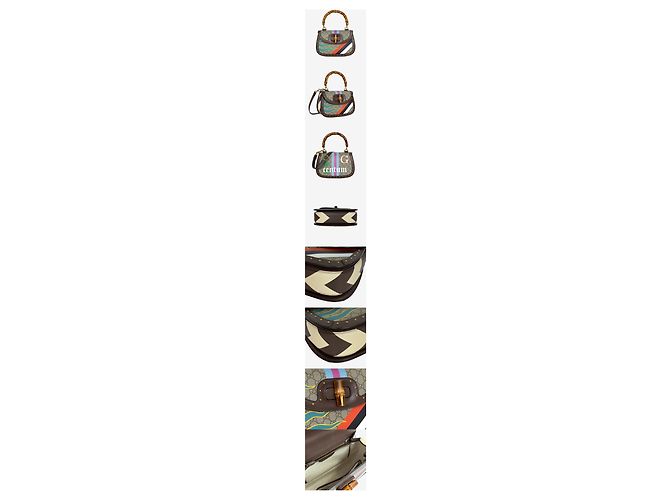 Bamboo Gucci Borsa tote in bambù - vista 2