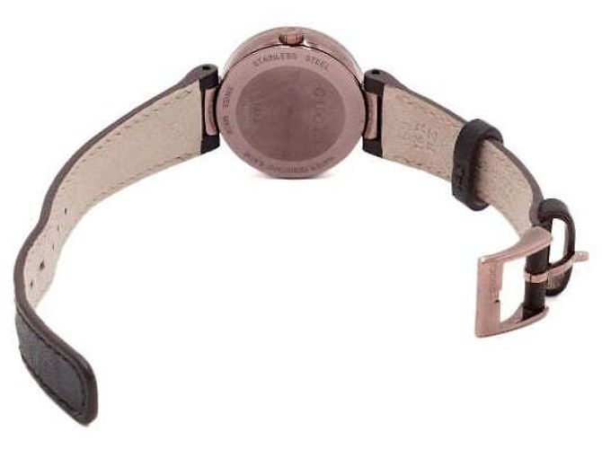 Gucci Relógio Feminino Interlocking Collection em Couro Castanho com Quartzo - vista 6