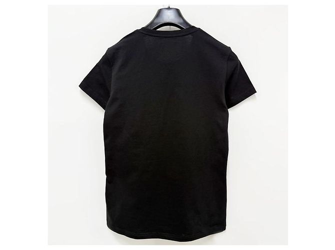 Moncler T-Shirt aus Baumwolljersey mit Logo-Patch Schwarz - Ansicht 2
