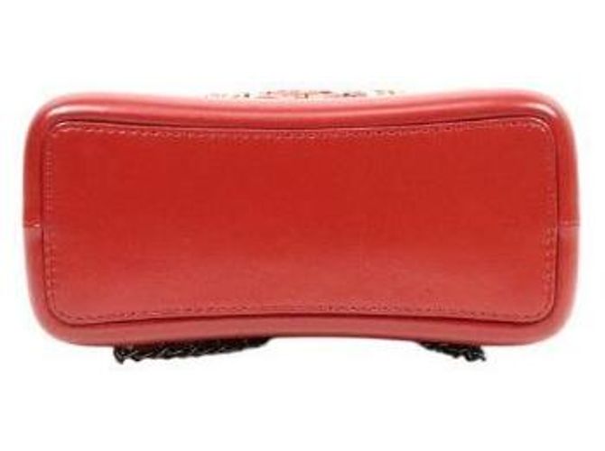 Chanel Zaino Gabrielle in tweed rosso Multicolore - vista 4