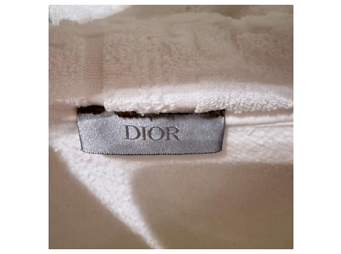 Dior Oblique Terry Hoodie White B-Grade XL Weiß - Ansicht 6