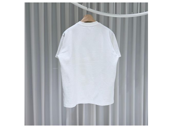Louis Vuitton Monogram Pique Kurzarm T-Shirt White Weiß - Ansicht 5