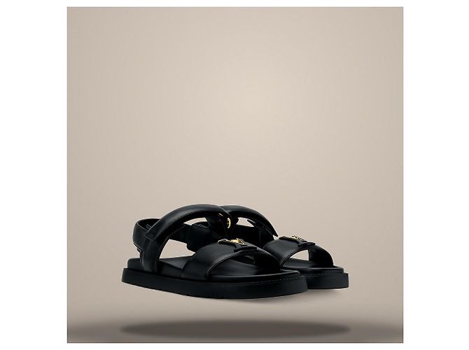 Louis Vuitton Sandalo Mare Comfort Black Nero - vista 2