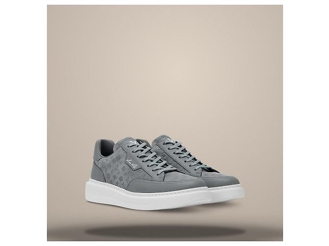 Louis Vuitton Beverly Hills Sneakers Gray Marrone - vista 2