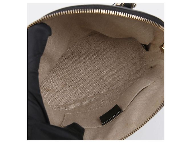 Gucci Mini Borsa Tote Dome in Pelle Microshima Nera Nero - vista 10