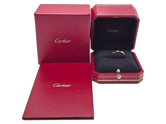 Anello Cartier Love Small Oro Rosa - vista 7
