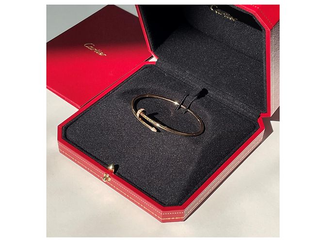 Cartier Bracciale Juste un Clou Small Semi Pavé Rose Gold Rosa - vista 2