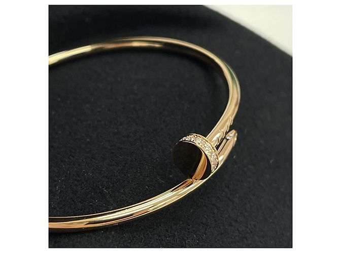 Cartier Bracciale Juste un Clou Small Semi Pavé Rose Gold Rosa - vista 5