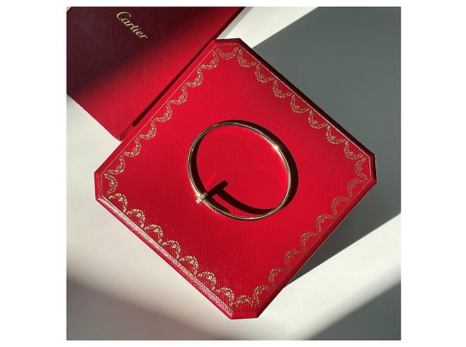 Cartier Bracciale Juste un Clou Small Semi Pavé Rose Gold Rosa - vista 6