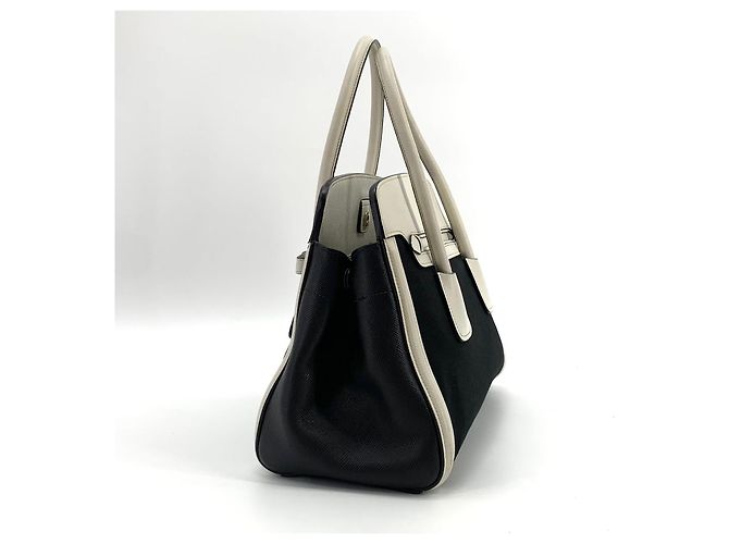 Prada Saffiano Canvas Tote Bag Weiß - Ansicht 5
