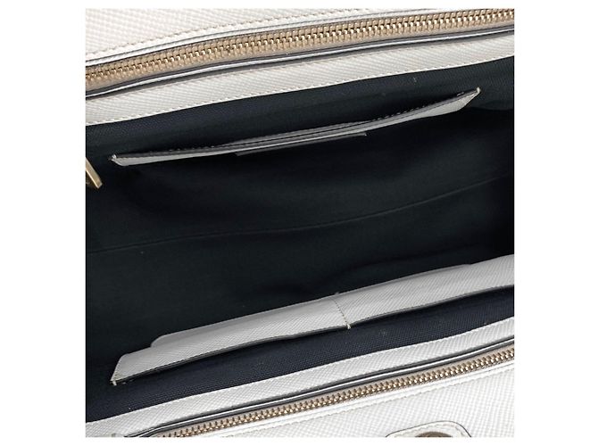 Prada Saffiano Canvas Tote Bag Weiß - Ansicht 7