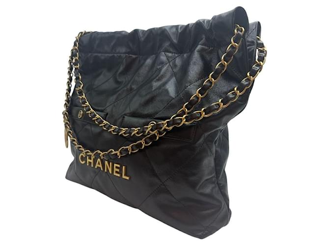Chanel Black Gold Two-Pocket Small Nero - vista 3