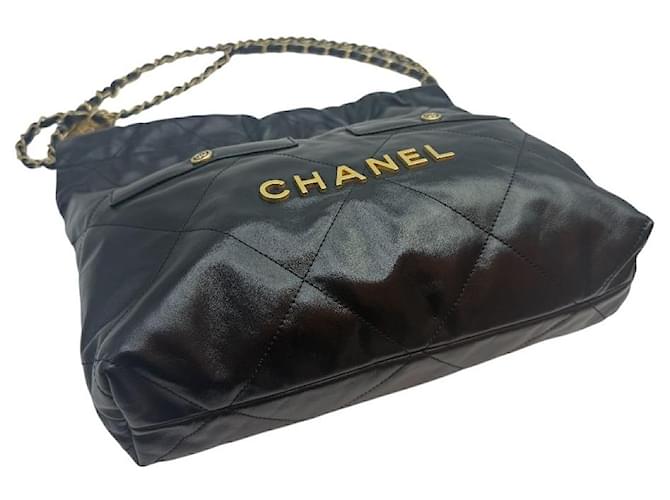 Chanel Black Gold Two-Pocket Small Nero - vista 5