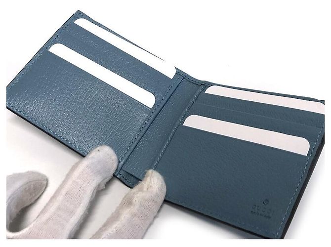 Gucci Portafoglio da uomo Maison D'Inspiration in Sweet Blue - vista 9