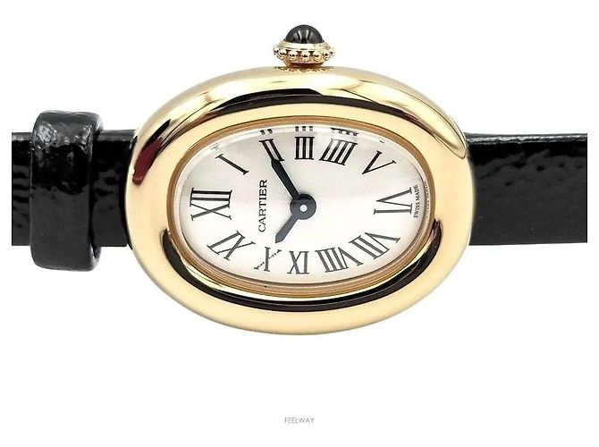 Cartier Mini Gold Uhr Golden - Ansicht 3