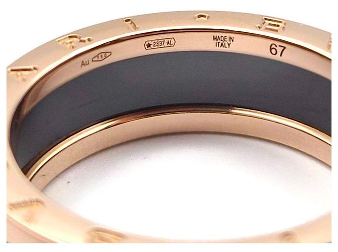 Bulgari Bzero1 Keramikring Rose Gold Pink - Ansicht 6