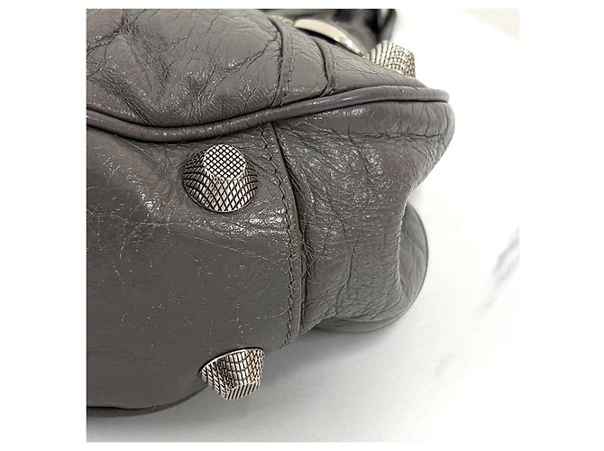 Balenciaga Borsa a tracolla Le Cagole Small Marrone - vista 12