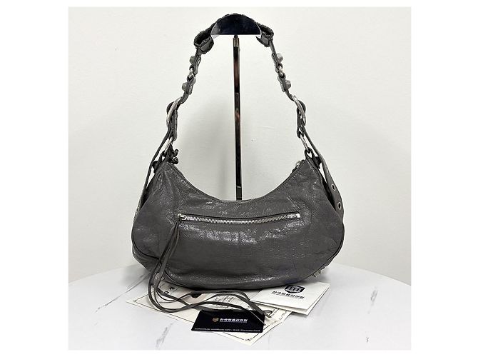 Balenciaga Borsa a tracolla Le Cagole Small Marrone - vista 5