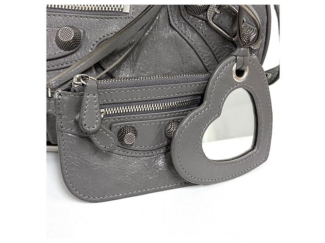 Balenciaga Borsa a tracolla Le Cagole Small Marrone - vista 7