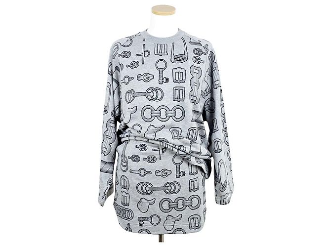 Hermès Minifalda para mujer en gris Castaño - vista 11