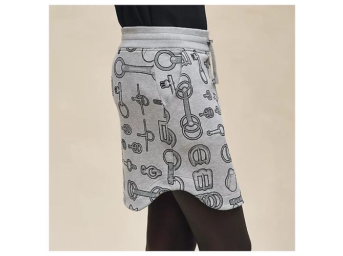 Hermès Minifalda para mujer en gris Castaño - vista 4