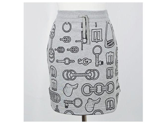 Hermès Minifalda para mujer en gris Castaño - vista 5