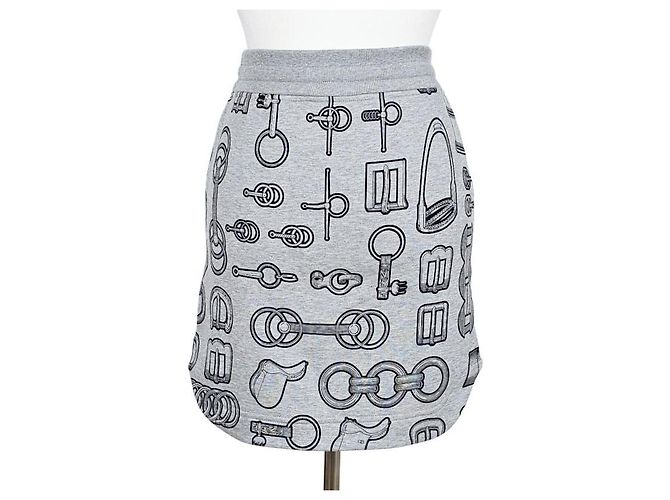 Hermès Minifalda para mujer en gris Castaño - vista 6