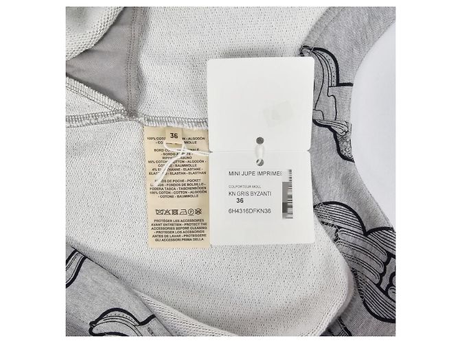 Hermès Minifalda para mujer en gris Castaño - vista 9