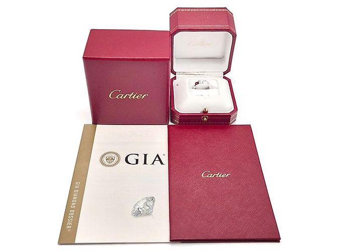 Cartier Love Solitär-Diamantring Weiß - Ansicht 7