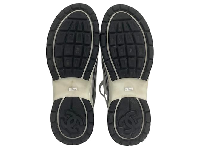 Chanel Sneakers Silver CC Logo da uomo Bianco - vista 7