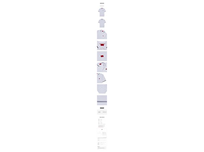 Hugo Boss T-Shirt für Herren mit Deresino-Badge Weiß - Ansicht 11