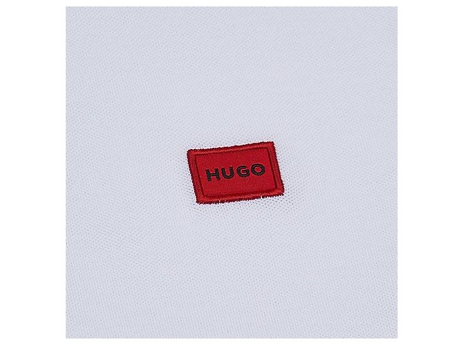 Hugo Boss T-Shirt für Herren mit Deresino-Badge Weiß - Ansicht 5