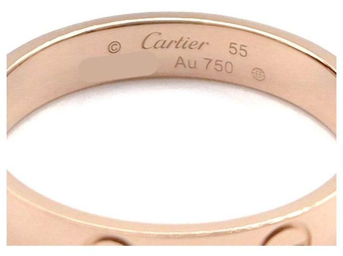 Anello Cartier Love Small Oro Rosa - vista 6