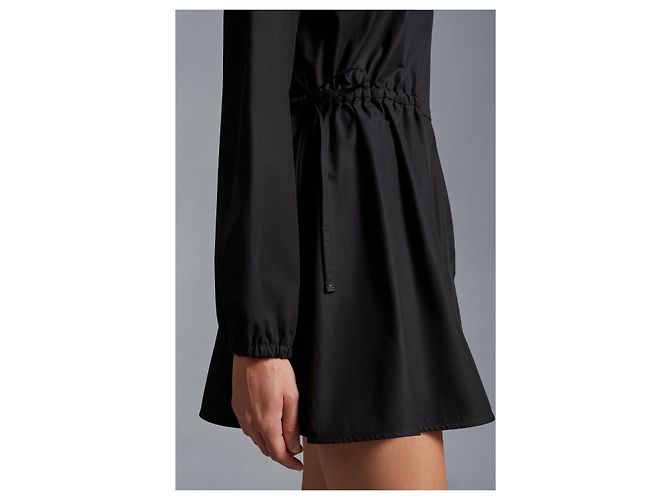 Vestido Moncler de popelina de algodón negro - vista 4