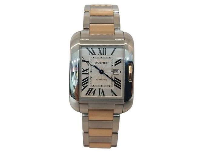 Cartier Orologio Unisex Tank Anglaise Rose Gold Combo Rosa - vista 10