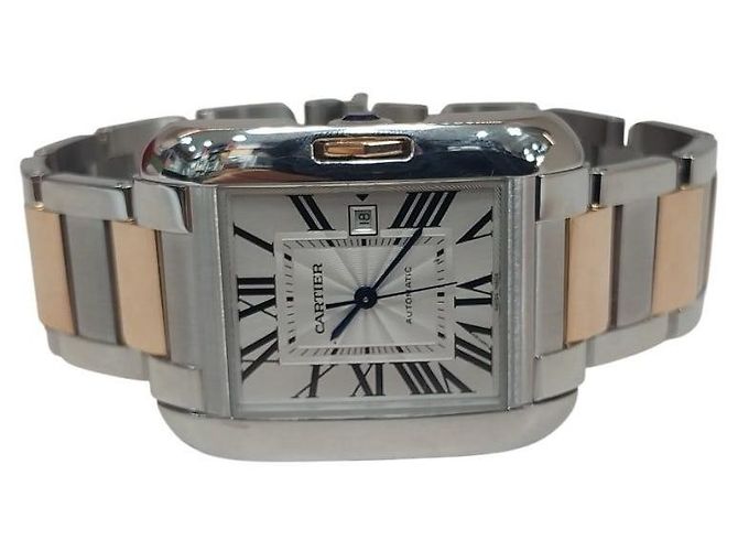 Cartier Orologio Unisex Tank Anglaise Rose Gold Combo Rosa - vista 2