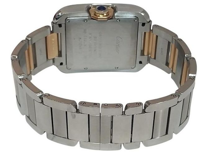 Cartier Orologio Unisex Tank Anglaise Rose Gold Combo Rosa - vista 4