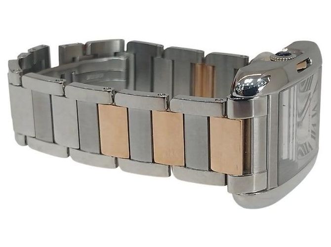 Cartier Orologio Unisex Tank Anglaise Rose Gold Combo Rosa - vista 5