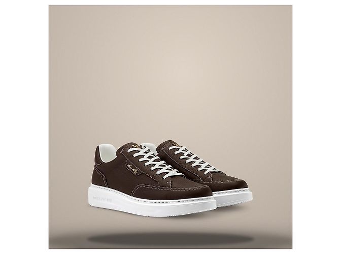 Louis Vuitton Beverly Hills Sneaker Marrone - vista 2